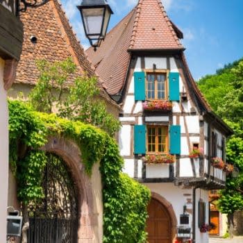 amazing architecture in Alsace in east France